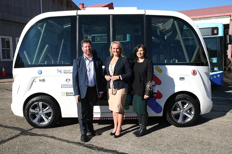 Newcastle Trial Driverless Shuttle Bus