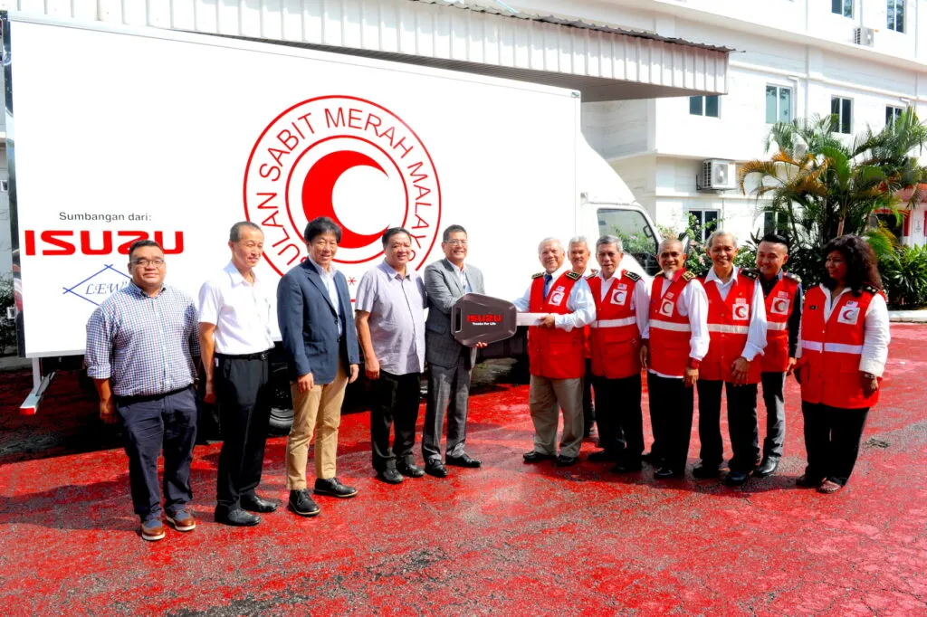 Isuzu Donates Truck Relief