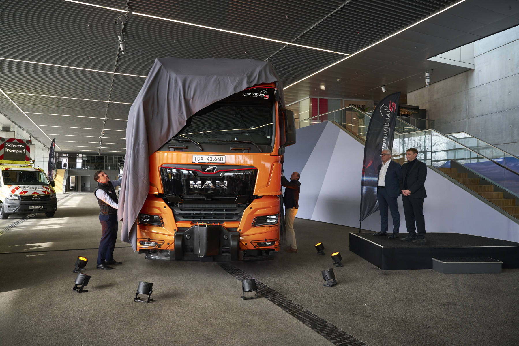 MAN TGX 41.640 8x4/4 premier-class 250-tonne heavy haulage tractor head unveiled at launch event