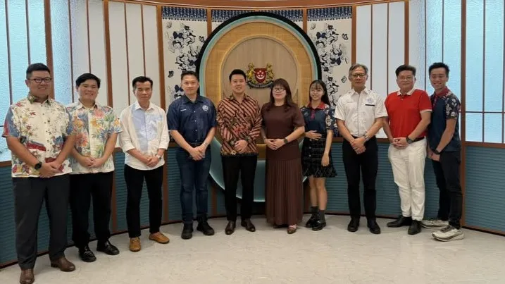 Johor Trucking Association representatives at Singapore Consulate meeting March 2026