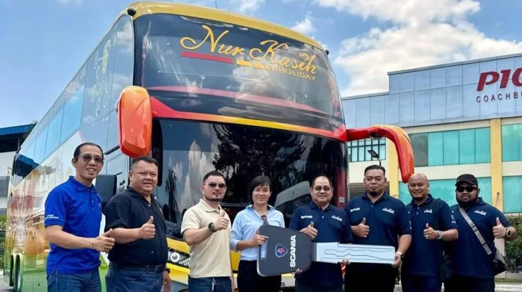 Scania New Bus Generation K410CB6x2NI coaches delivered to Nur Kasih Holiday and Tours Sdn Bhd Malaysia