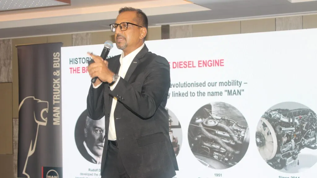 Thayalan Subramaniam, General Manager and Head of Sales & Customer Solutions at MAN Malaysia. (Photo Credit: Kenny Lim/Truck & Bus News)