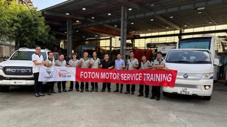 BAIC Foton's training participants in Singapore. (Photo: BAIC Foton)