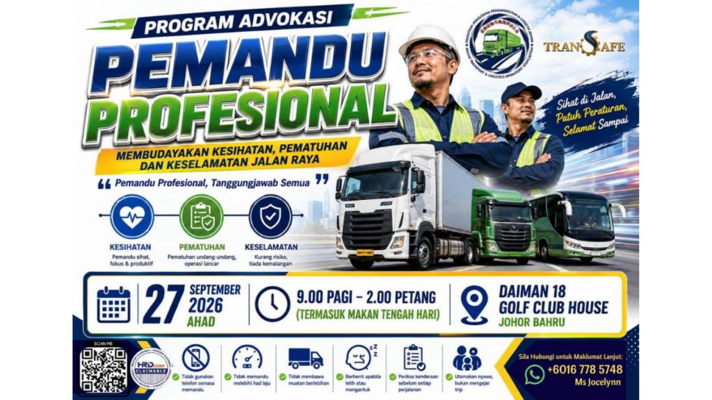 JoTran's Pro Driver Advocacy Programme 2026 event poster. (Image: JoTran/Facebook)